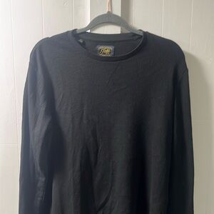 Men’s medium black thermal shirt long sleeve